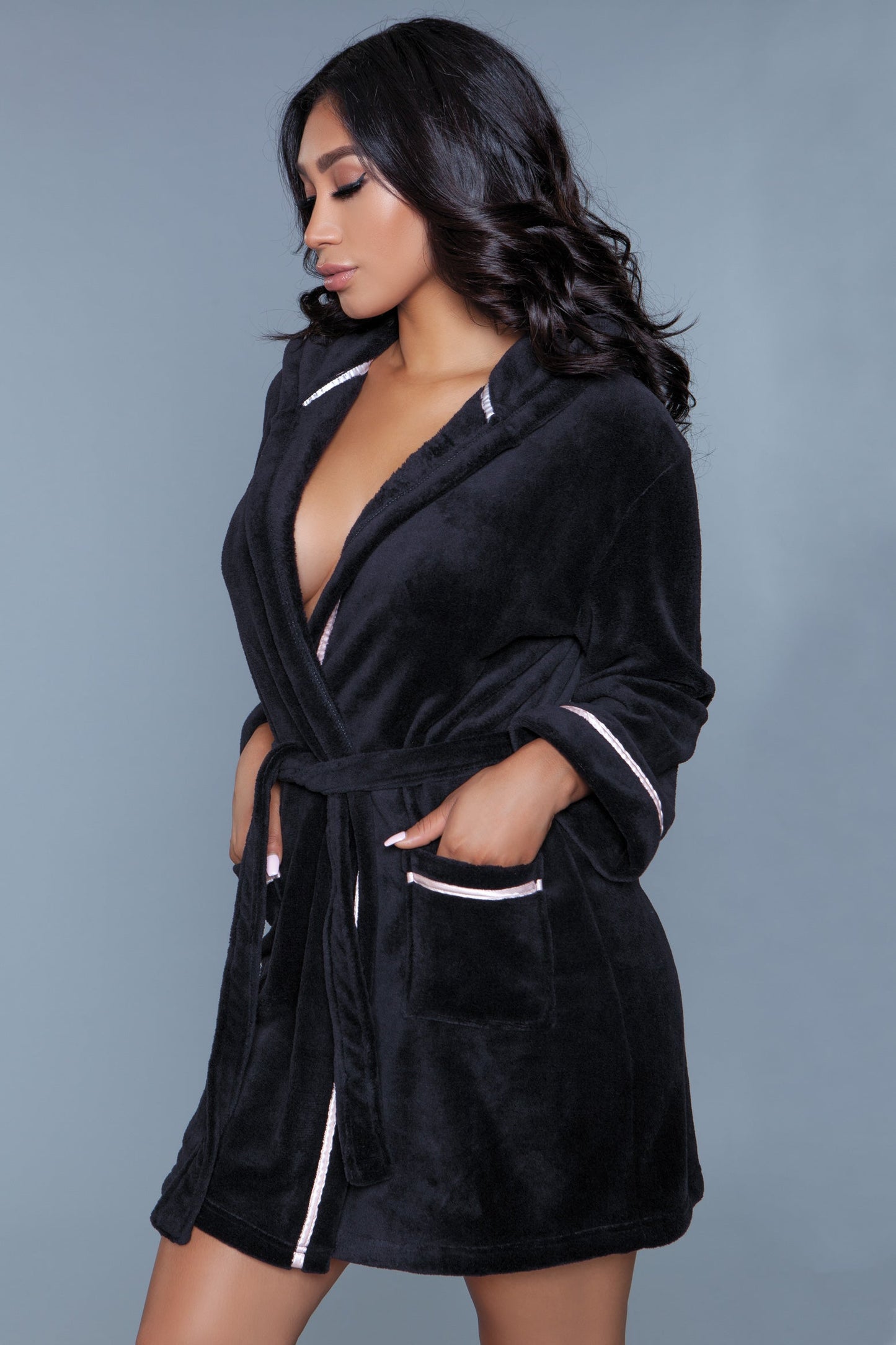 Alyssa Plush Soft Fabric Robe