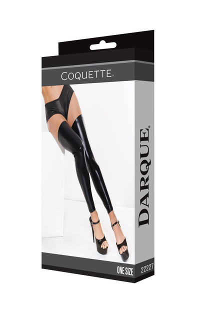 Coquette 22227 Footless Wet Look Stockings