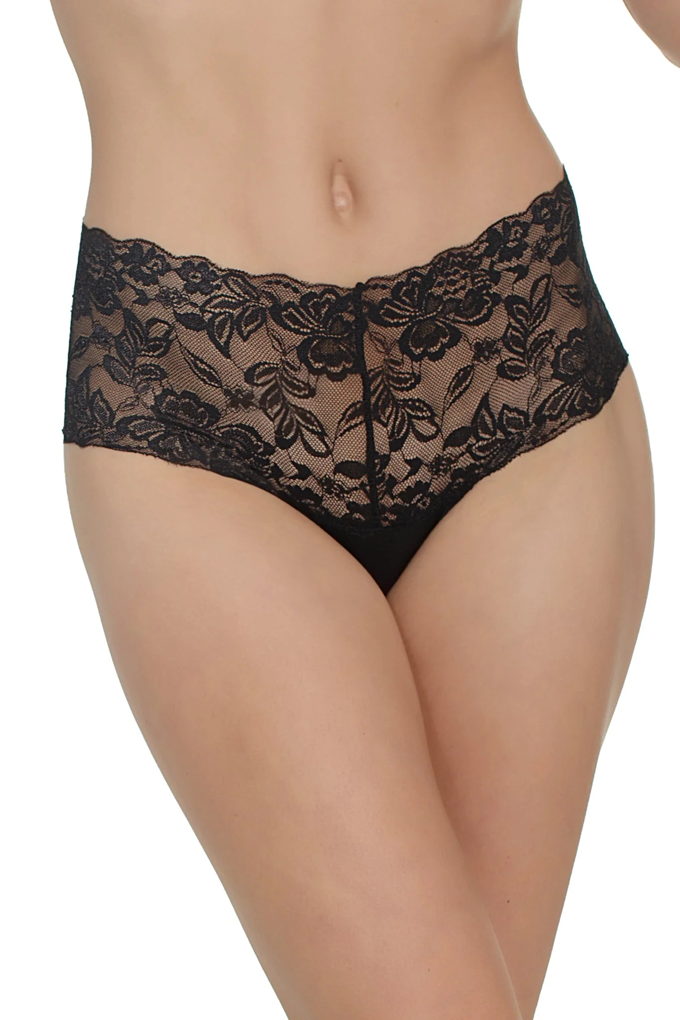 Coquette 225 High Waisted Lace Thong