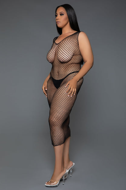 Unleash Me Maxi Fishnet Dress