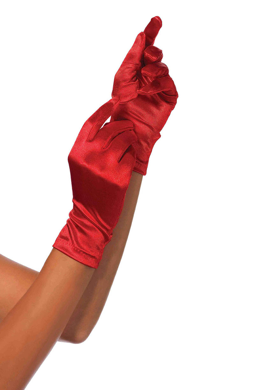 Leg Avenue  Wrist Length Satin Gloves  2B