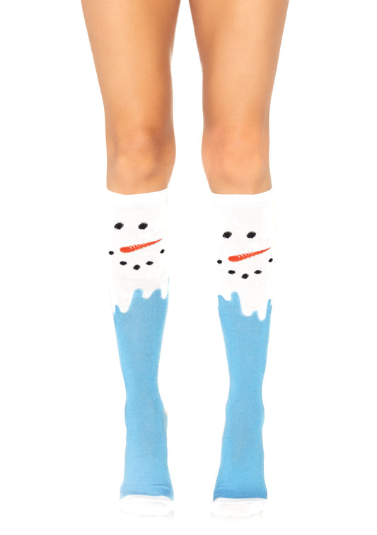 Leg Avenue  Snow Man Knee High Socks  5612