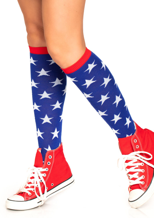 Leg Avenue  Star Knee Highs  5618