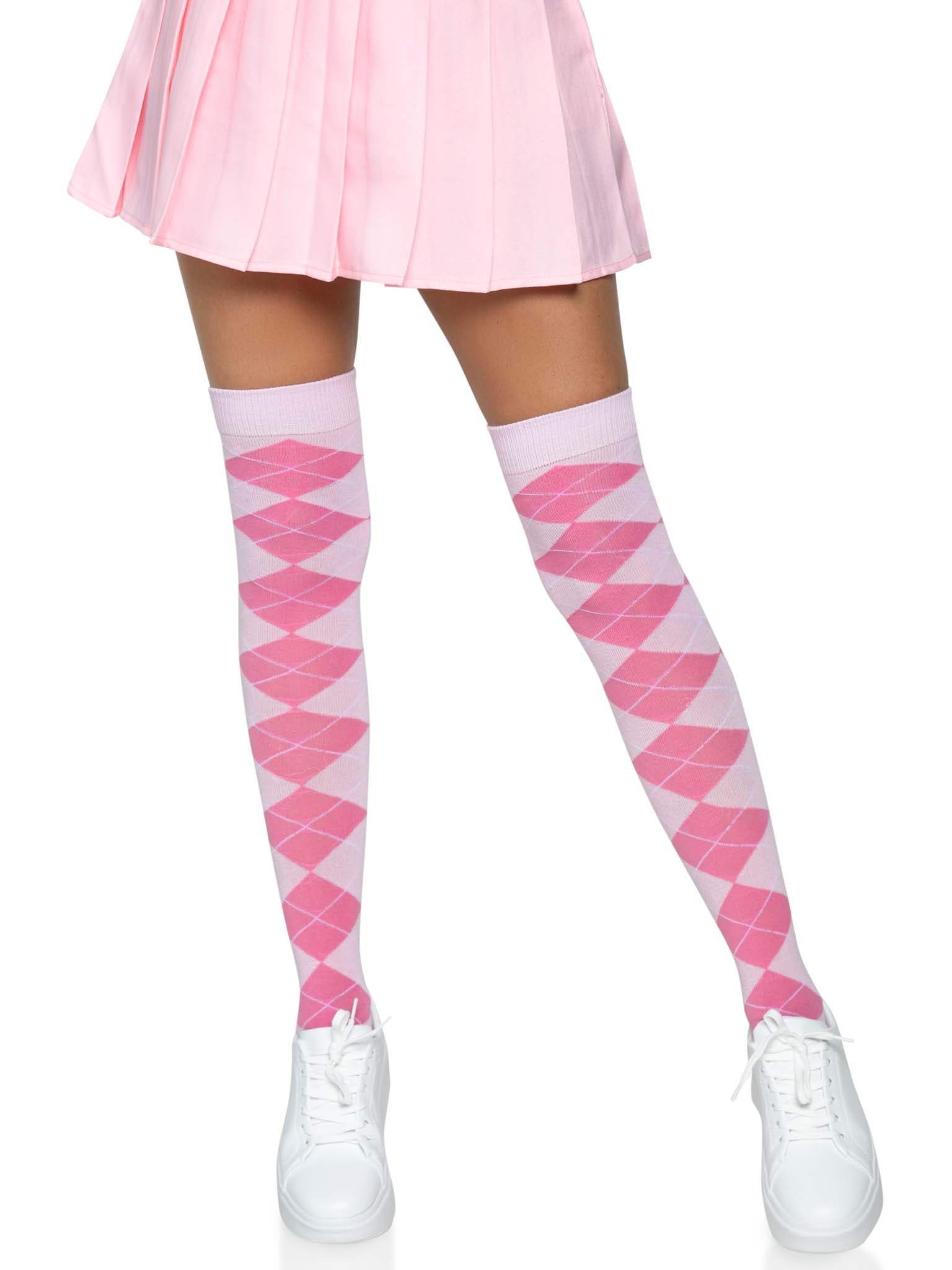 Leg Avenue  Argyle Knit Over The Knee Sock  6627