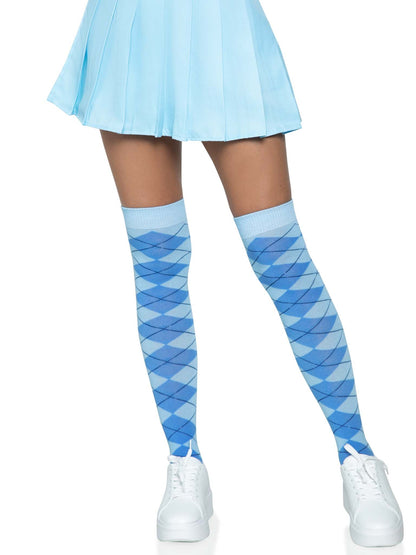 Leg Avenue  Argyle Knit Over The Knee Sock  6627