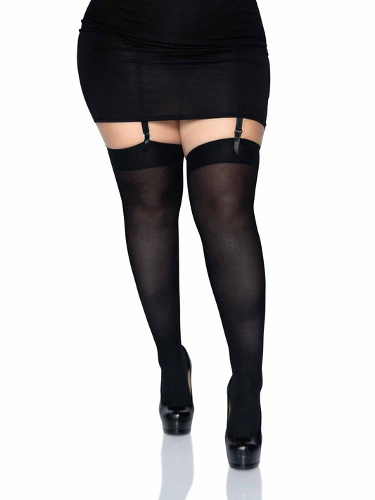 Leg Avenue  Plus Size Nylon Over The Knee Stockings  6672Q