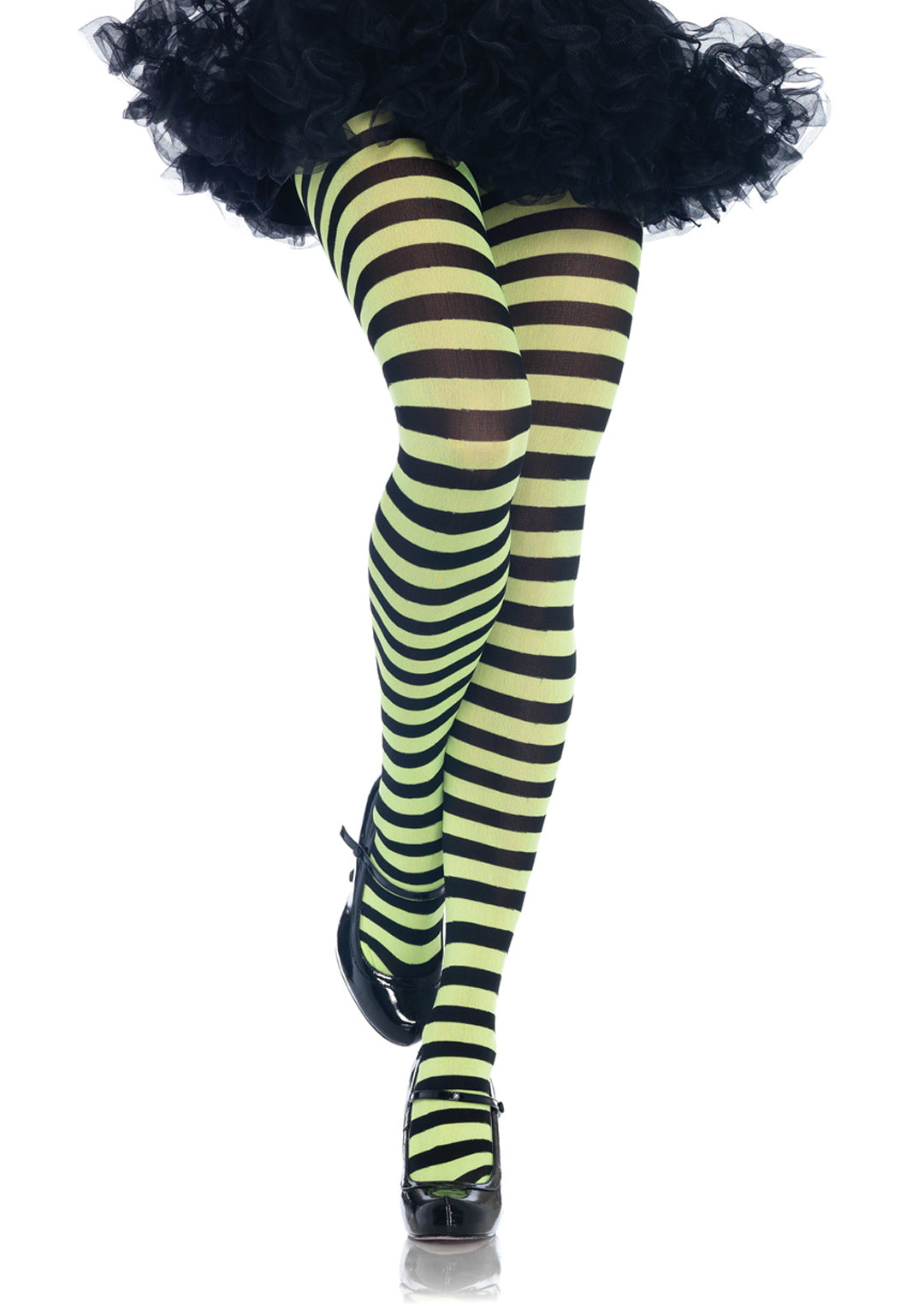 Leg Avenue  Nylon Stripe Tights In 12 Colors  7100