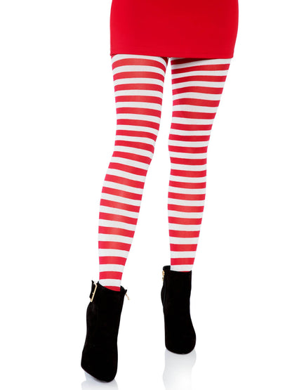 Leg Avenue  Nylon Stripe Tights In 12 Colors  7100