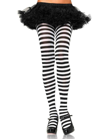 Leg Avenue  Plus Size Stripe Tights  7100Q