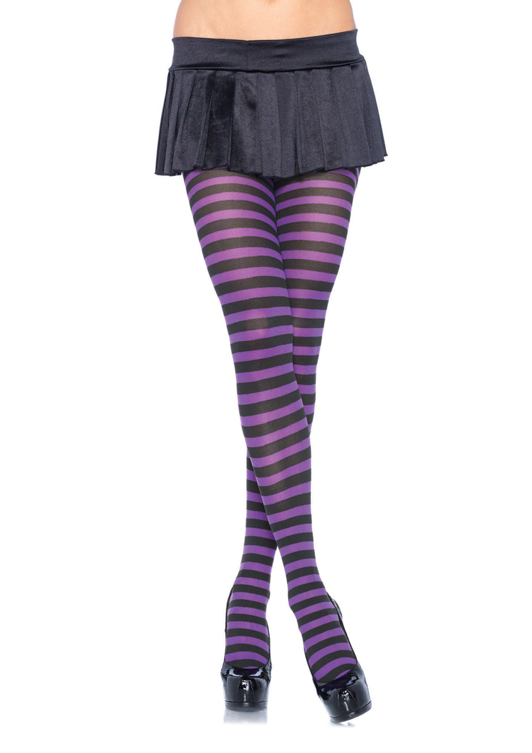 Leg Avenue  Plus Size Stripe Tights  7100Q