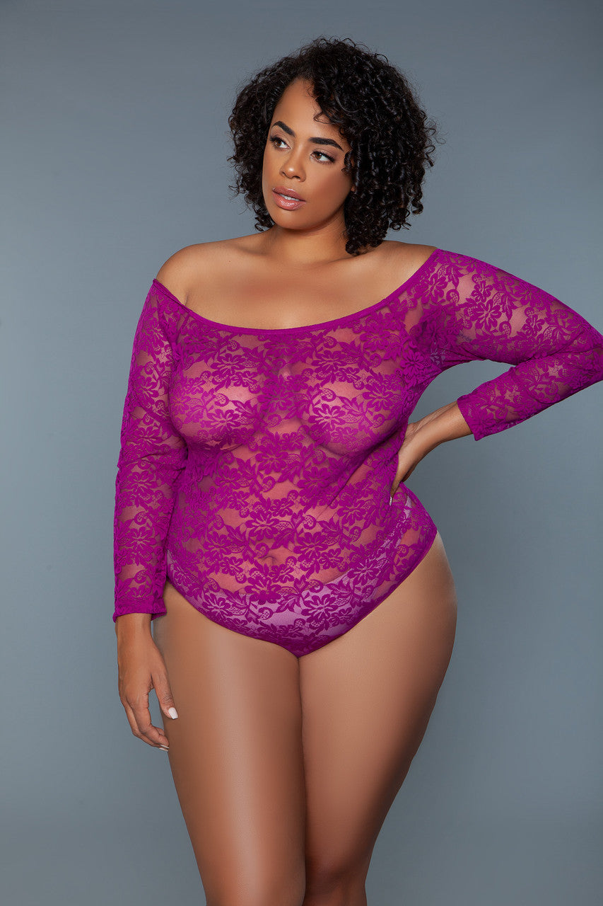 Marina Floral Lace Bodysuit