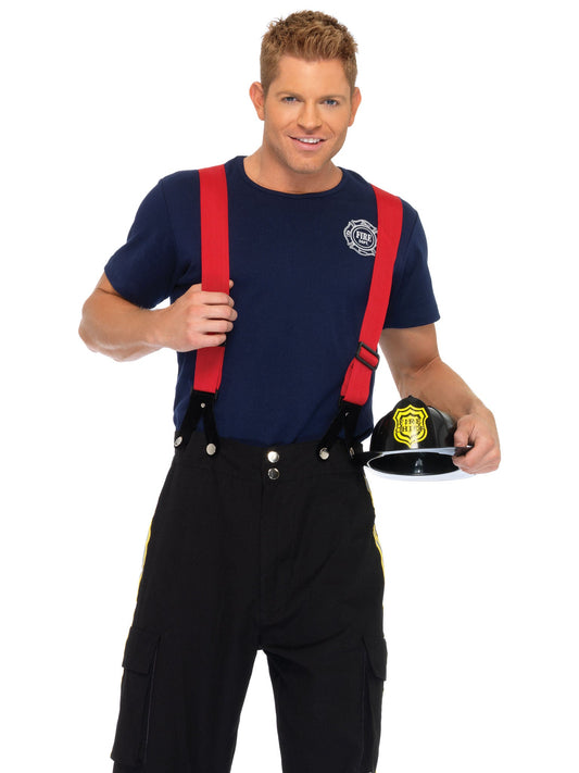 3PC Fire Captain Costume