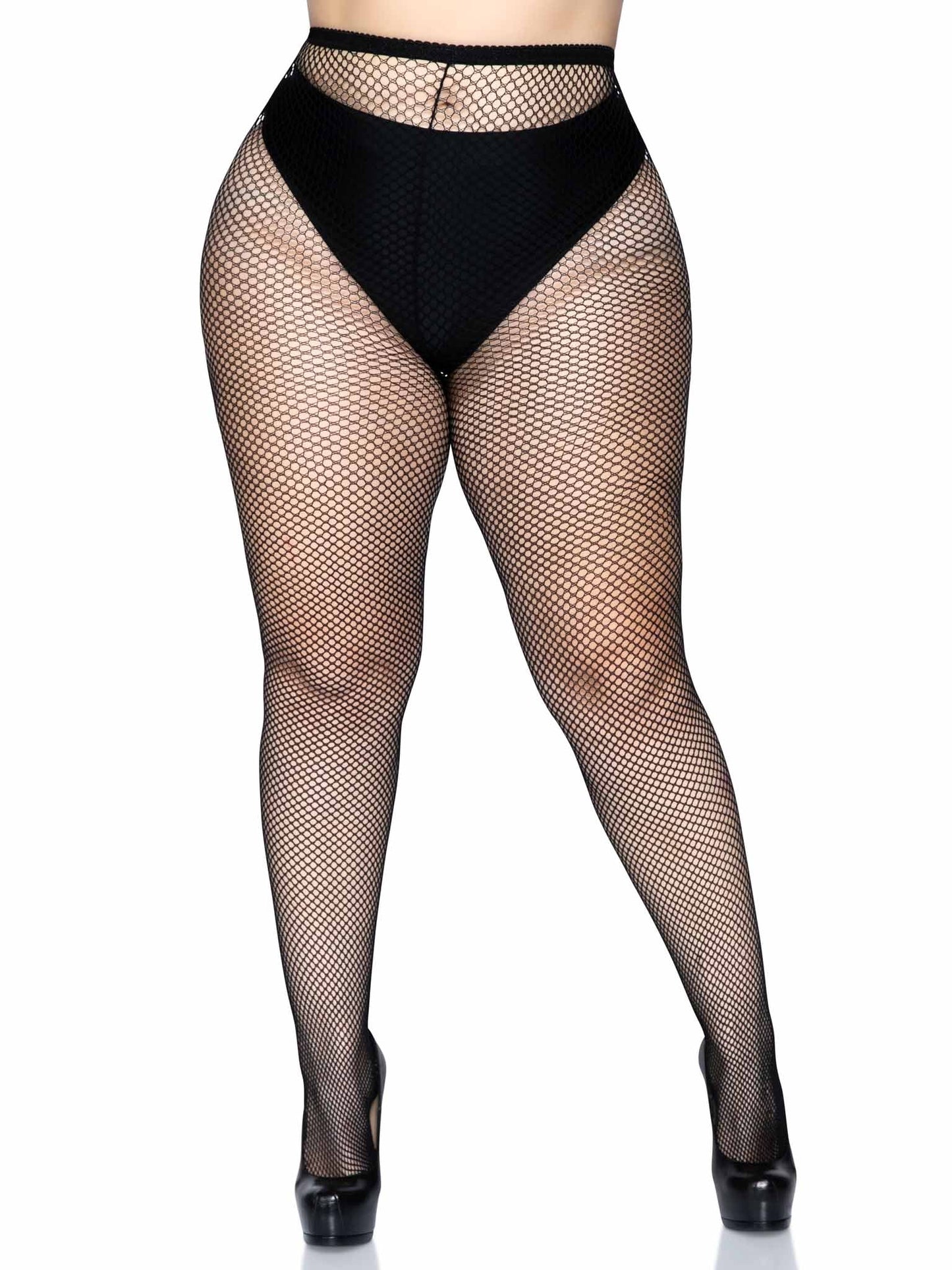 Leg Avenue  Plus Size Spandex Fishnet Pantyhose  9013Q