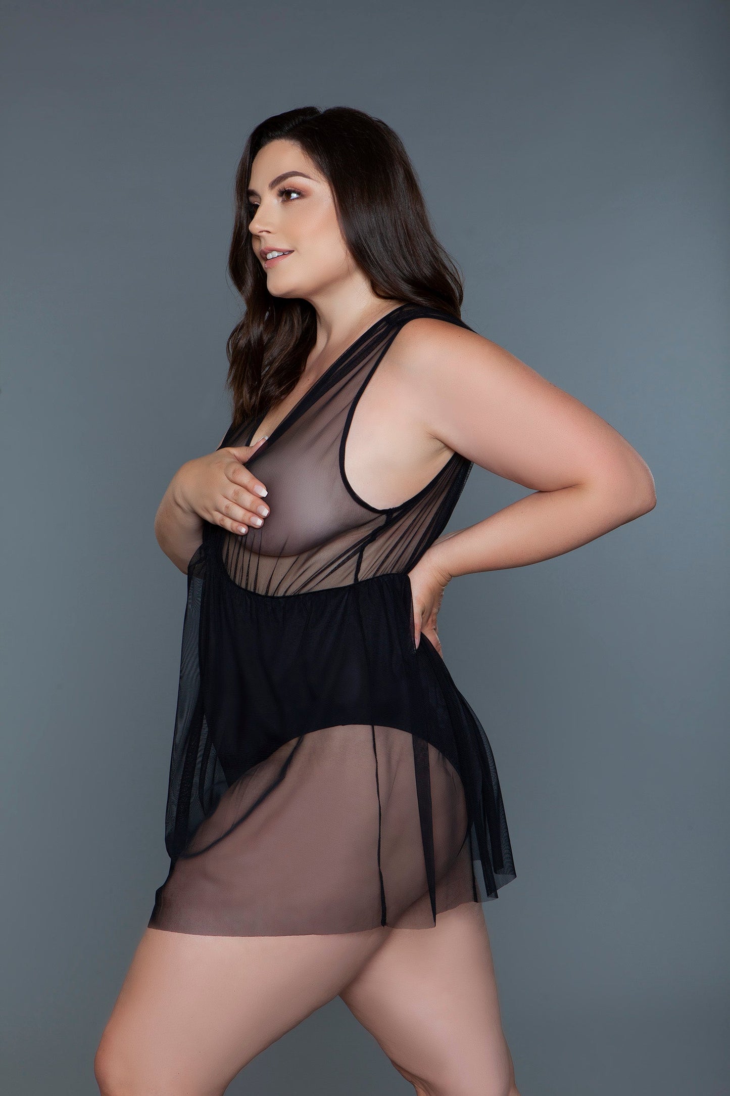 Amira Sheer Top Babydoll