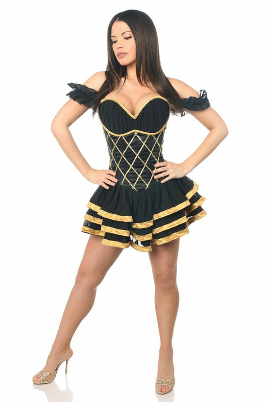 Daisy Steel Boned Egyptian Corseted Dress