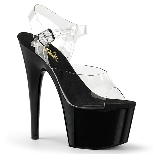 Pleaser Adore-708 Stiletto Platform Ankle Strap Sandal