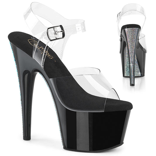 Pleaser Adore-708CRS-2 Ankle Strap Sandal W/RS