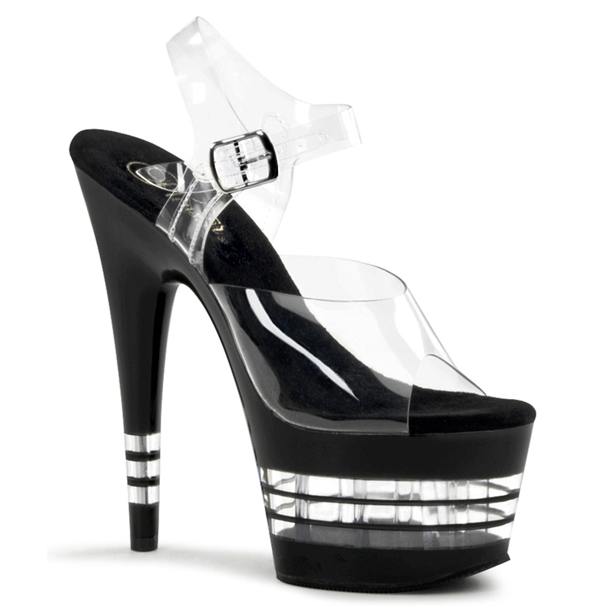 Pleaser Adore-708LN Lined Bottom Ankle Strap Platform Sandal