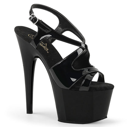 Pleaser Adore-730 Double Criss Cross Sling Back Sandal