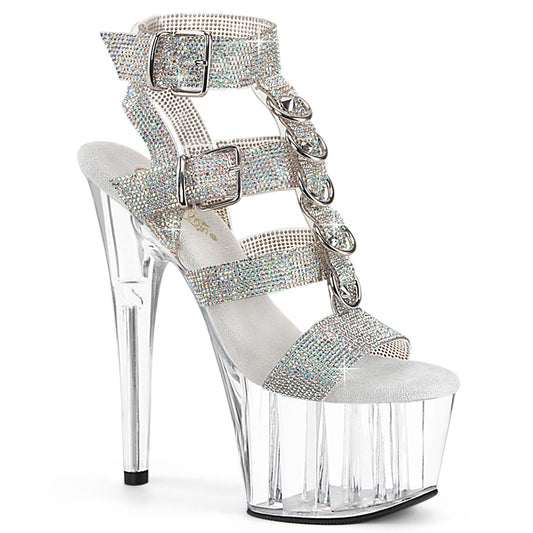 Pleaser Adore-756RS Rhinestone Embellished T-Strap Sandal