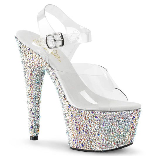 Pleaser Bejeweled-708MS Platform Exotic Dancer Shoe