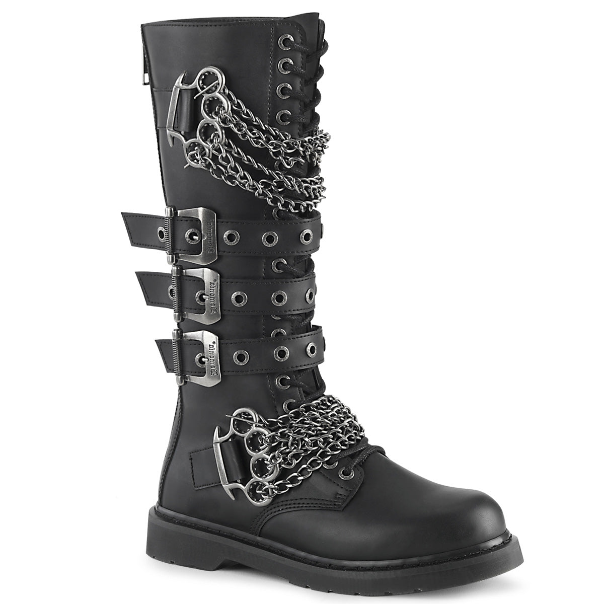 Demonia Bolt-450 Men's 20 Eyelet Unisex Knee High Combat Boot