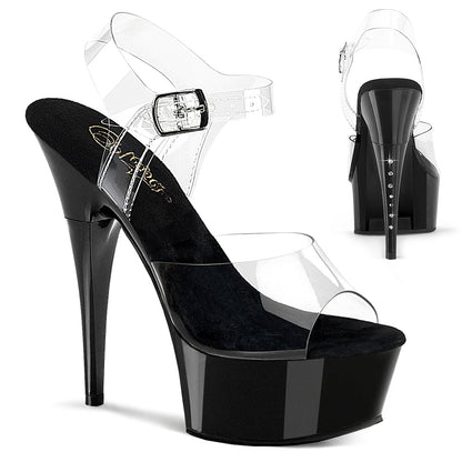 Pleaser Captiva-608 Ankle Strap Platform Sandal W/RS Heel