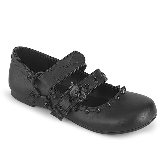 Demonia Daisy-08 Ballet Flat Double Strap Mary Jane