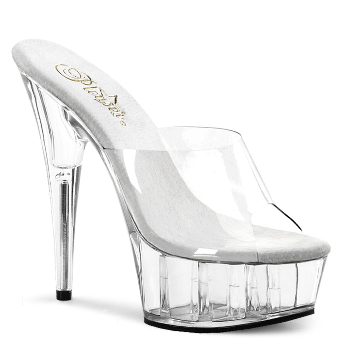 Pleaser Delight-601 Stiletto Heel Platform Slide