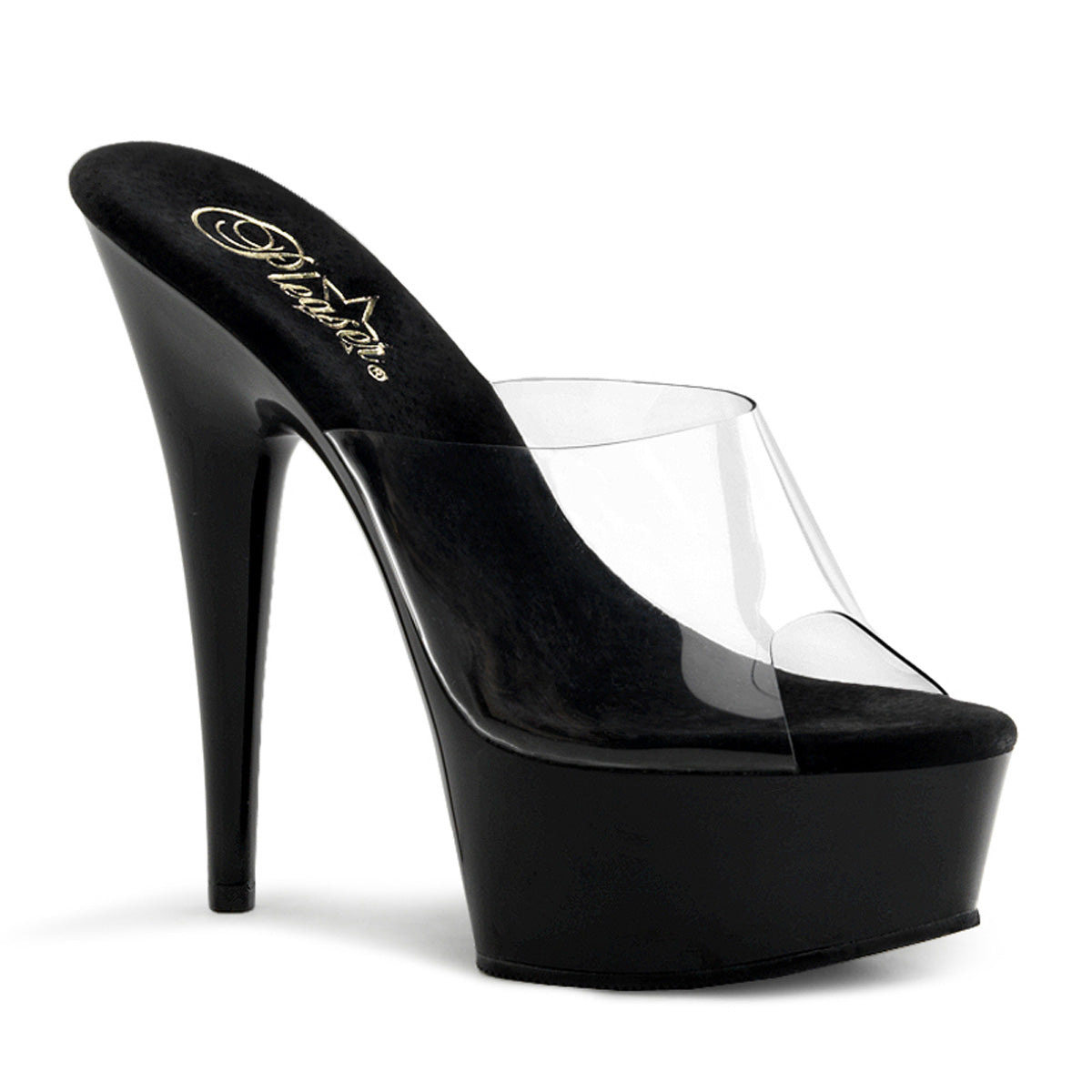 Pleaser Delight-601 Stiletto Heel Platform Slide