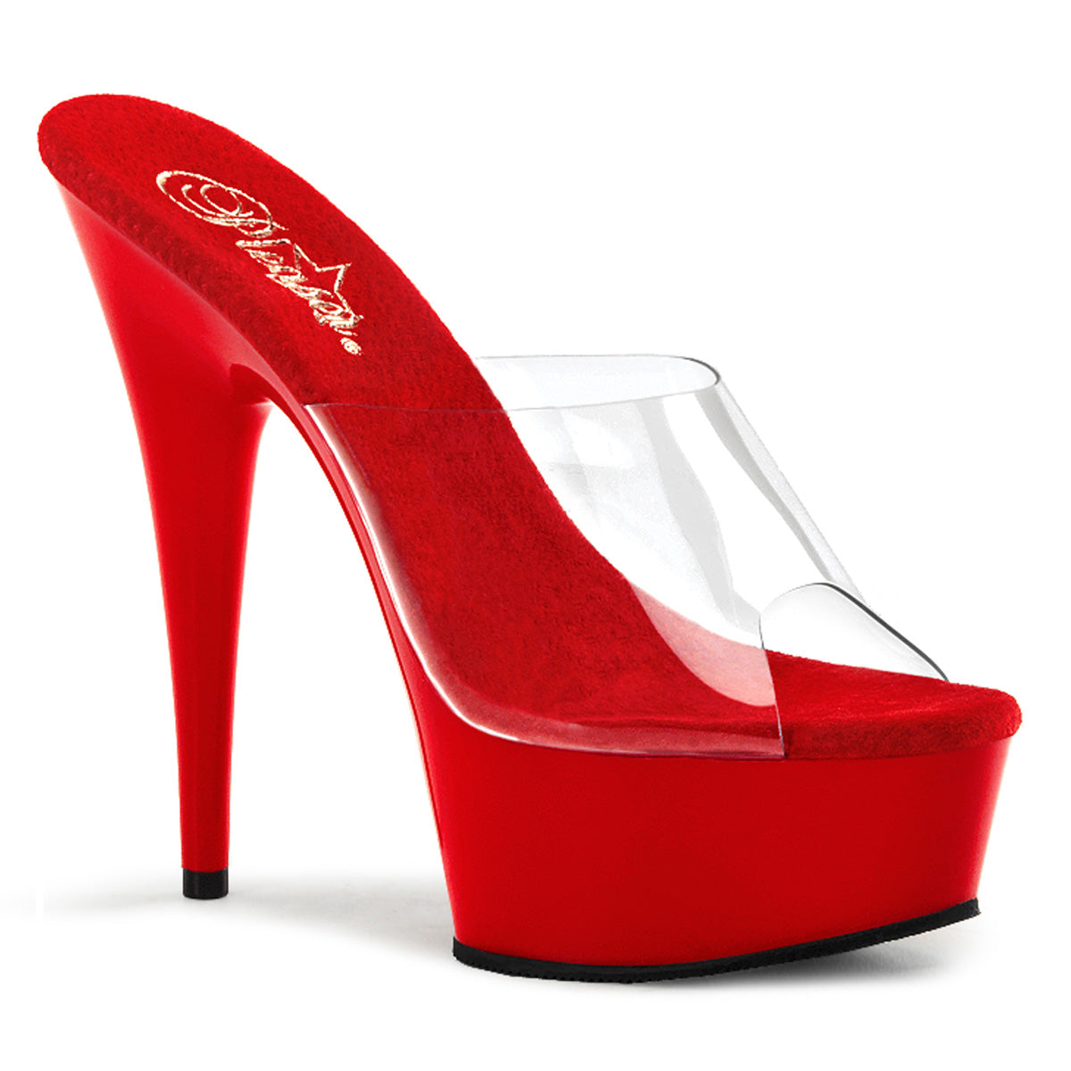 Pleaser Delight-601 Stiletto Heel Platform Slide