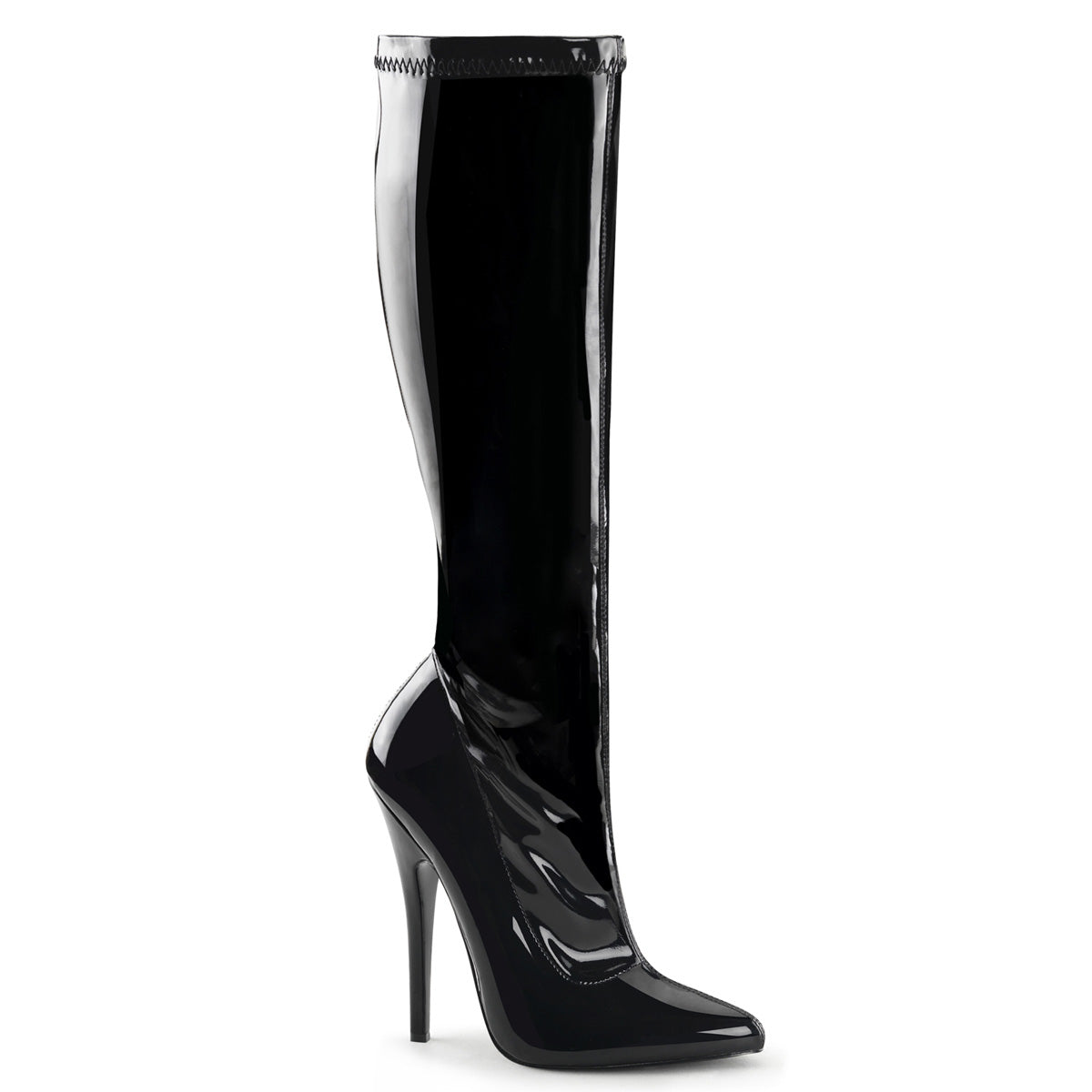 Pleaser Domina-2000 Knee High Stiletto Boot