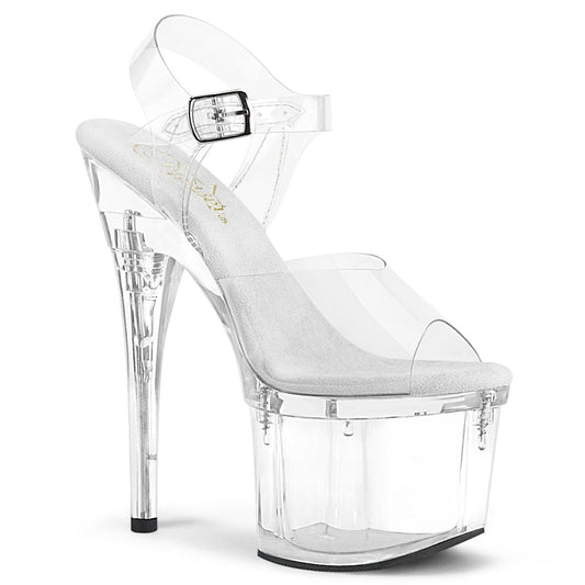 Pleaser Esteem-708 Ankle Strap Sandal