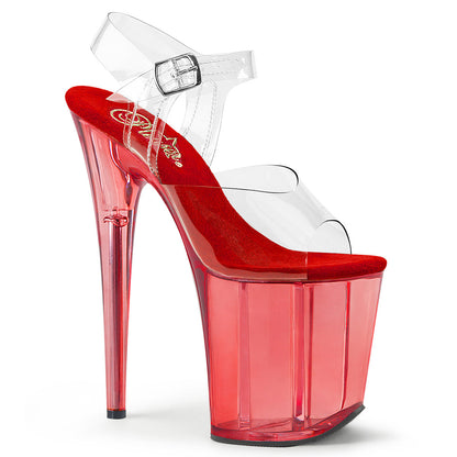 Pleaser Flamingo-808T Tinted Ankle Strap Sandal