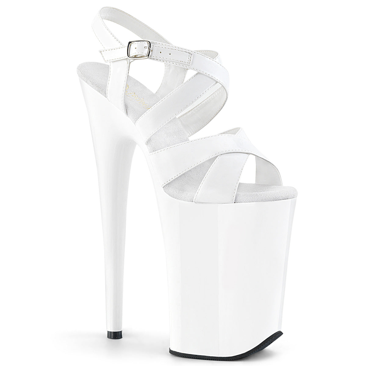 Pleaser Infinity-997 Double Criss-Cross Ankle Strap Sandal