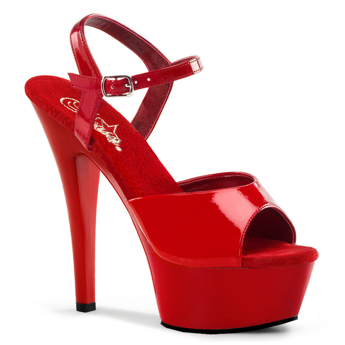 Pleaser Kiss-209 Ankle Strap Platform Sandal