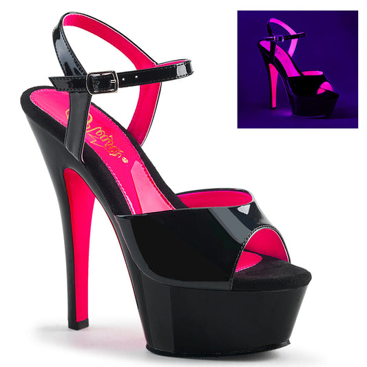 Pleaser Kiss-209TT Two Tone Ankle Strap Sandal