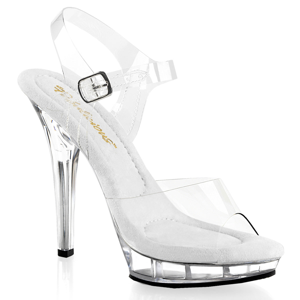 Pleaser Lip-108 Ankle Strap Sandal