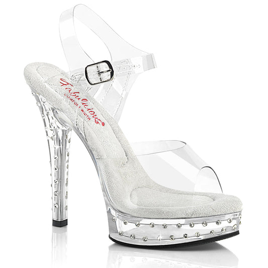 Pleaser Majesty-508SDT Comfort Width Ankle Strap Sandal