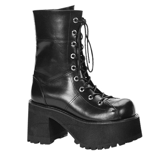 Demonia Ranger-301 Mid-Calf Goth Gogo Boot