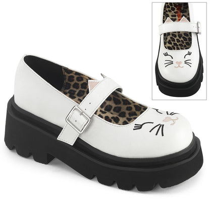 Demonia Renegade-56 Cat Face Maryjane Shoe