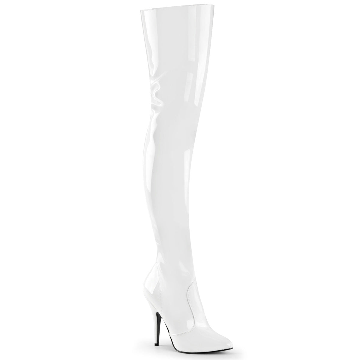 Pleaser Seduce-3010 Plain Stretch Thigh Boot