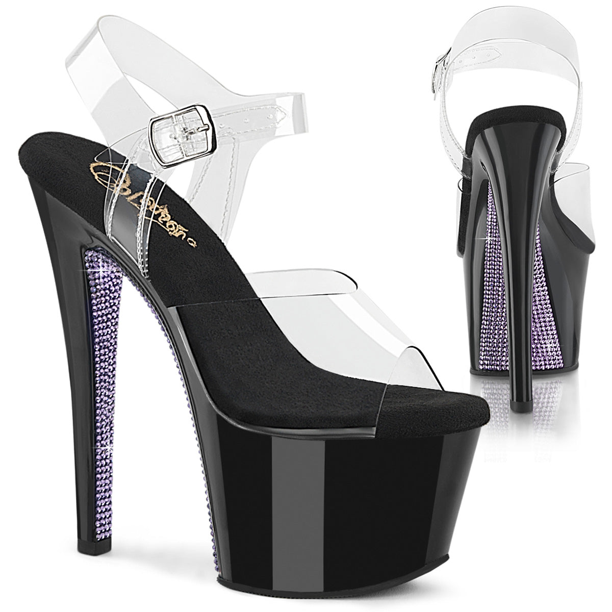 Pleaser Sky-308CRS Ankle Strap Sandal