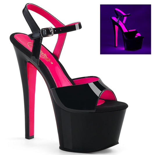 Pleaser Sky-309TT Two Tone Ankle Strap Sandal