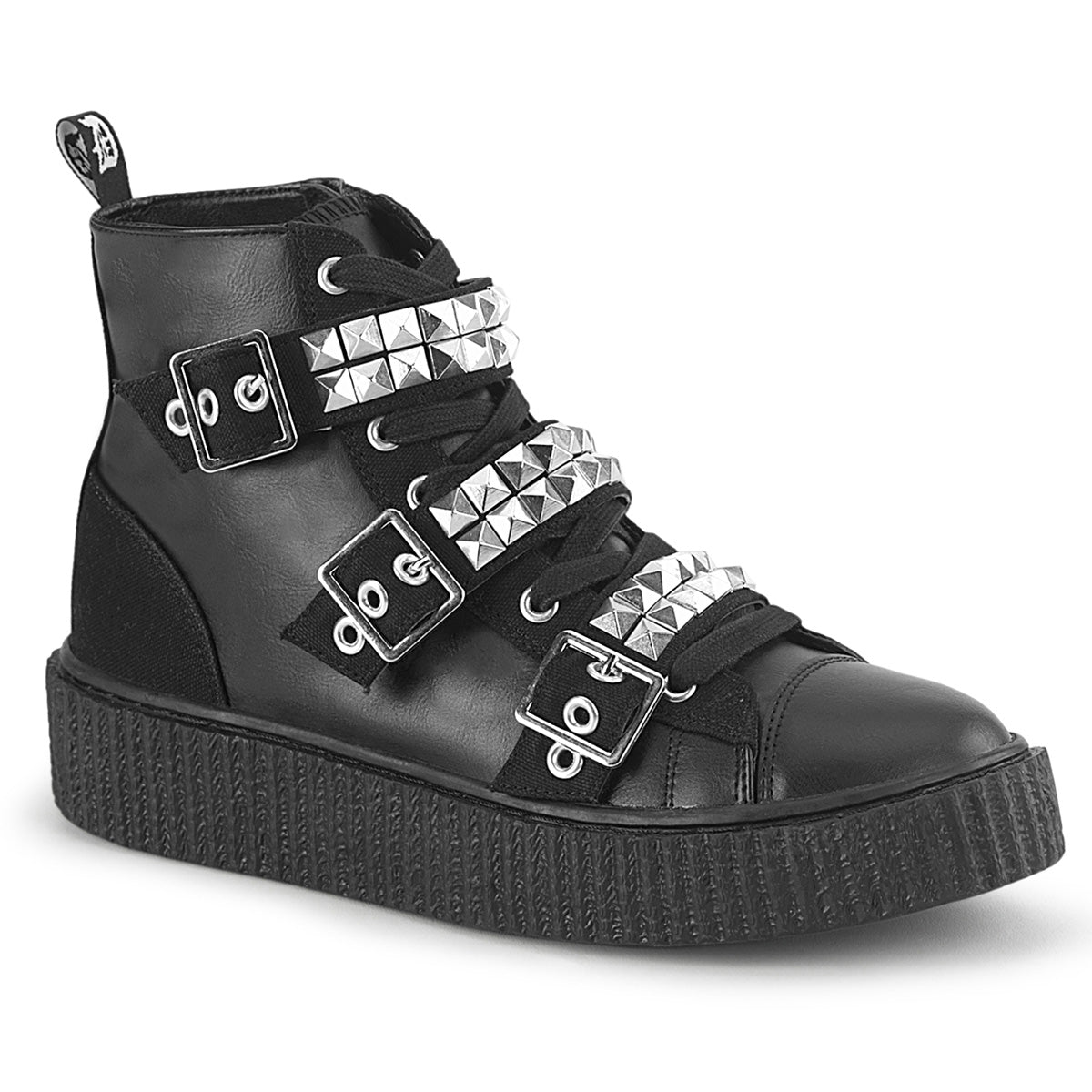 Demonia Sneeker-225 Men's Lace-Up Front Creeper Sneaker