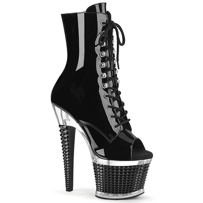 Pleaser Spectator-1021 Textured Platform Ankle Boot