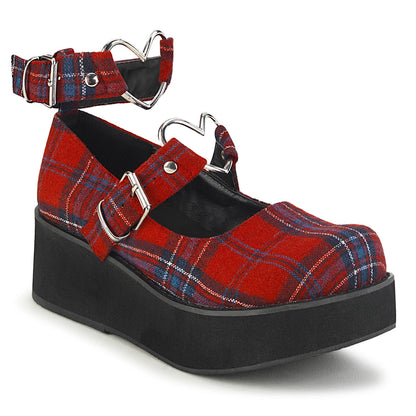 Demonia Sprite-02 MaryJane Wrap Around Ankle Strap Shoe