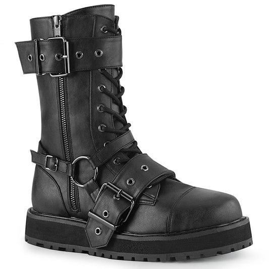 Demonia Valor-220 Men's Lace up Mid-Calf Boot