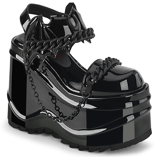 Demonia Wave-20 Close Toe Ankle Strap Sandal