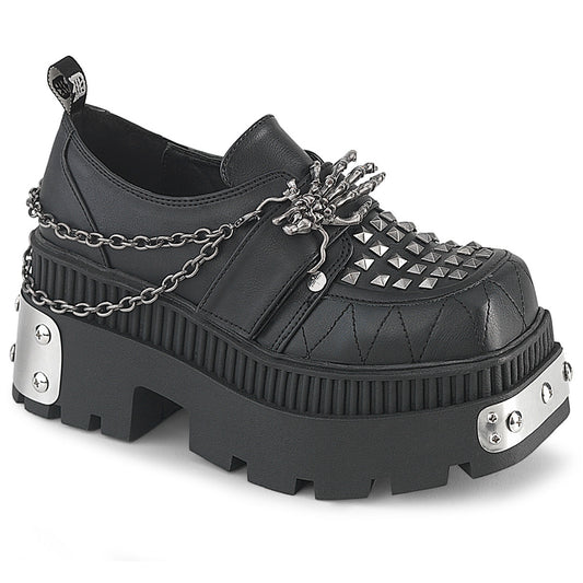 Demonia Wrath-42 Platform Loafer Shoe